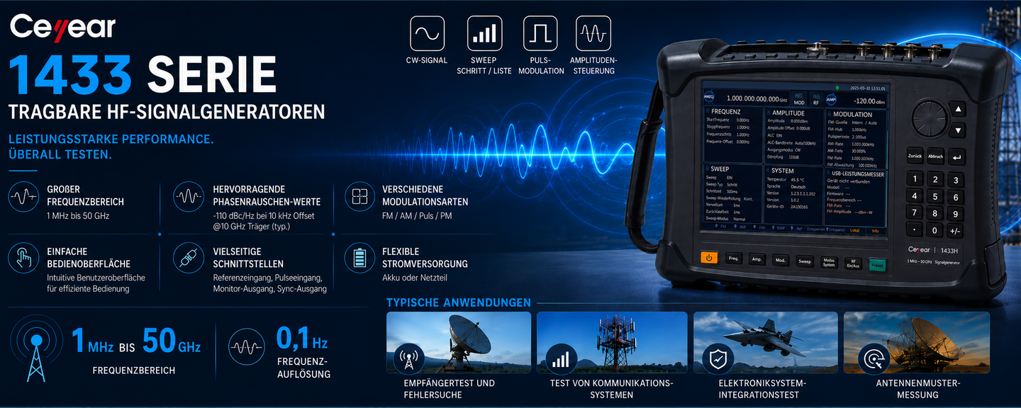Ceyear HF-Signalgenerator 1433 serie